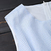 Striped Sleeveless Bowknot Dress