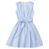 Striped Sleeveless Bowknot Dress