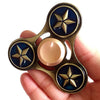 Star Pattern Finger Gyro Alloy Fidget Spinner