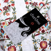 Retro Turn-down Collar Half Sleeve Embroidery Button Type Blouse for Ladies