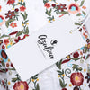 Retro Turn-down Collar Half Sleeve Embroidery Button Type Blouse for Ladies