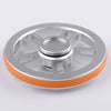 Wheel Fidget Metal Spinner with Decorative Elastic Bands