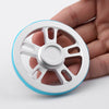 Wheel Fidget Metal Spinner with Decorative Elastic Bands