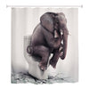 180 x 180cm Elegant Thinkers Digital Printed Shower Curtain
