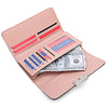 Baellerry Foldable Long Clutch Wallet Card Holder for Women