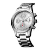 GUANQIN GS19064 Men Quartz Watch Date Chronograph Luminous Pointer Wristwatch