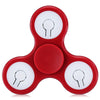Multi-color Push Button LED Tri-wing ABS Fidget Spinner with Three Flashing Modes Funny Stress Reliever Adult Fidgeting Toy