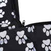 Footprint Pattern Waterproof Pet Rear Back Seat Cover Cars Mat
