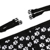 Footprint Pattern Waterproof Pet Rear Back Seat Cover Cars Mat