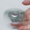 Zinc Alloy Fidget Toy Finger Spinner with Faux Crystal