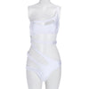Sexy One Shoulder Hollow Out Pad Women Swimsuit