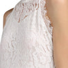 Sexy Stand Collar Lace Spliced Crochet Women Dress