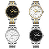 GUANQIN GJ16058 Men Auto Mechanical Watch Date Day Display Stainless Steel Band Wristwatch