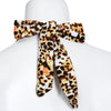 Halter Neck Leopard Print Low Waist Swimsuit Women Bikini