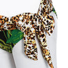 Halter Neck Leopard Print Low Waist Swimsuit Women Bikini