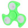 ABS Triangle Fire Wheel Fidget Spinner with LED Light ADHD Focus Anxiety Relief Toy