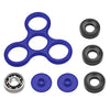 DIY Homochromy Trilateral Pattern ABS Hand Spinner Finger Toy