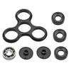 DIY Homochromy Trilateral Pattern ABS Hand Spinner Finger Toy