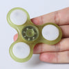 LED Light Plastic Fidget Spinner Finger Gyro