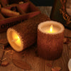 Wegarden 3PCS Electronic Flameless Flickering Candle Lamp