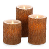 Wegarden 3PCS Electronic Flameless Flickering Candle Lamp