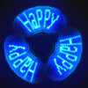 Stress Reliever Fidget Spinner with Letters LED Light