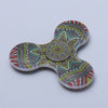 Fiddle Toy Plastic Mandala Patterned Fidget Spinner