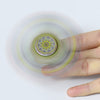 Fiddle Toy Plastic Mandala Patterned Fidget Spinner