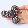 Fiddle Toy Plastic Mandala Patterned Fidget Spinner