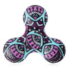 Fiddle Toy Plastic Mandala Patterned Fidget Spinner