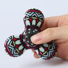 Fiddle Toy Plastic Mandala Patterned Fidget Spinner