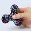 Fiddle Toy Plastic Mandala Patterned Fidget Spinner