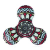 Fiddle Toy Plastic Mandala Patterned Fidget Spinner