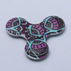 Fiddle Toy Plastic Mandala Patterned Fidget Spinner