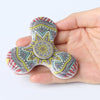 Fiddle Toy Plastic Mandala Patterned Fidget Spinner