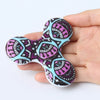 Fiddle Toy Plastic Mandala Patterned Fidget Spinner