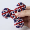Plastic National Flag Patriotic Patterned Fidget Spinner
