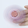 Plastic National Flag Patriotic Patterned Fidget Spinner