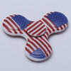 Plastic National Flag Patriotic Patterned Fidget Spinner