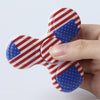 Plastic National Flag Patriotic Patterned Fidget Spinner