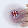 Plastic National Flag Patriotic Patterned Fidget Spinner