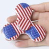 Plastic National Flag Patriotic Patterned Fidget Spinner