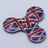 Plastic National Flag Patriotic Patterned Fidget Spinner
