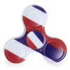 Plastic National Flag Patriotic Patterned Fidget Spinner