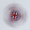 Plastic National Flag Patriotic Patterned Fidget Spinner