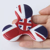 Plastic National Flag Patriotic Patterned Fidget Spinner