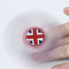 Plastic National Flag Patriotic Patterned Fidget Spinner
