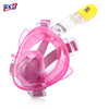 RKD Anti Fog Detachable Dry Snorkeling Full Face Mask Set