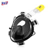 RKD Anti Fog Detachable Dry Snorkeling Full Face Mask Set