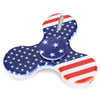 Tri-bar LED Rechargeable Fidget Spinner with Graphic Pattern Stress Reliever Toy